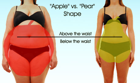 Apple Body Shape Vs Pear Body Shape