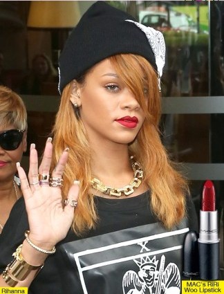 How to Wear Red Lipsticks - Rihanna RiRi Woo Red Lipstick for MAC