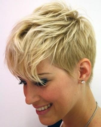 Short layered pixie